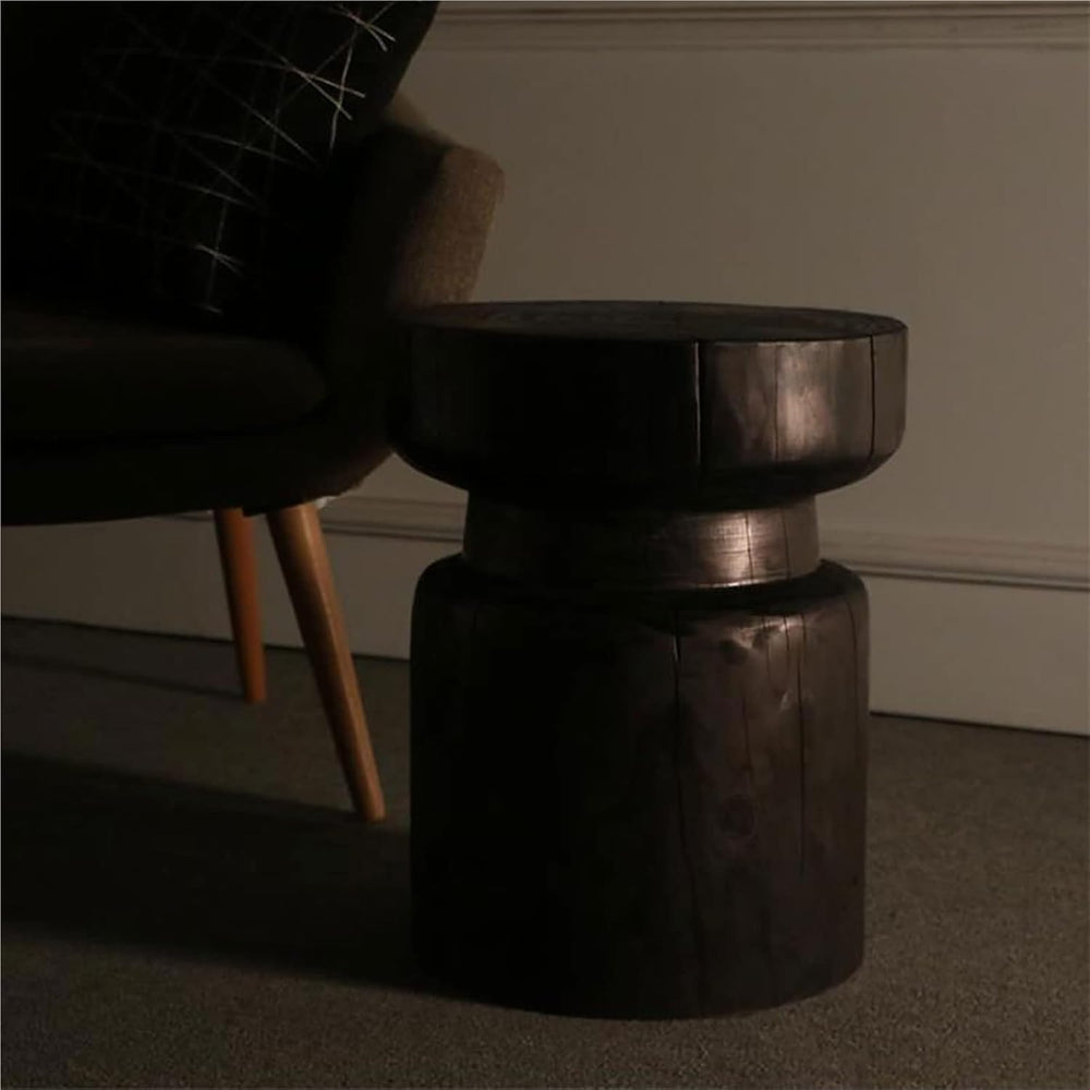 Coffee Table Tall Stump Side Garden Stool Tree Stump End Table Accent Plant S...