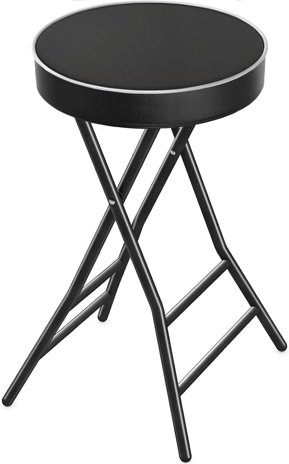 TAVR Folding Stool，26.4 Inch Collapsible Stool with Safety Lock | Tall Foldin...