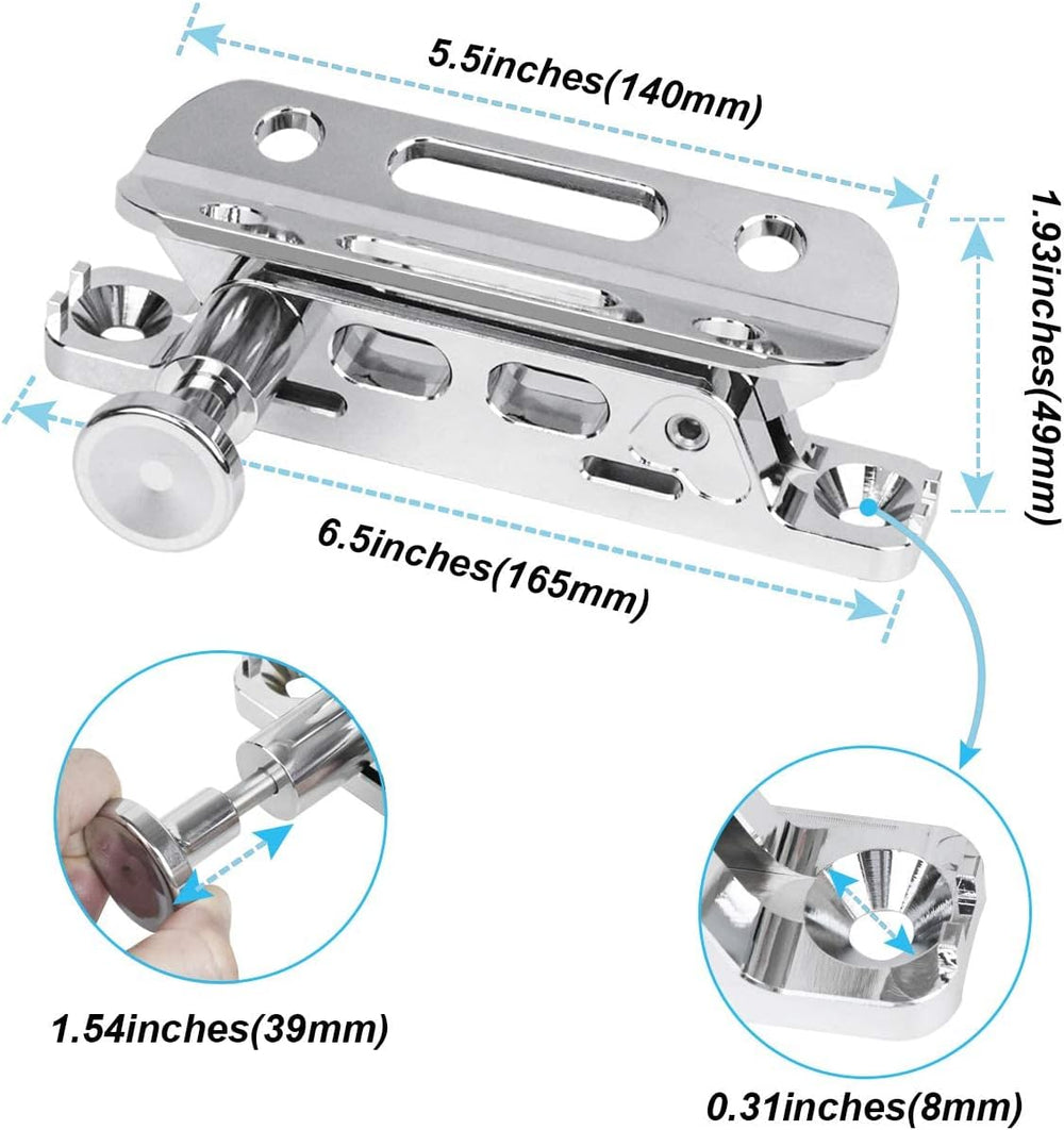 Chrome Quick Release Fire Extinguisher Mount Roll Bar Extinguisher Mounting B...