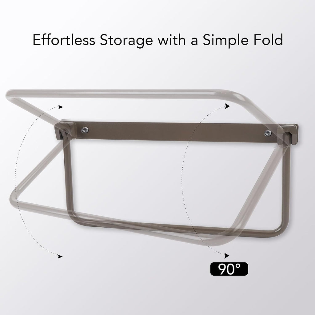 aqxreight Foldable RV Shoe Rack Wall Mounted, Aluminum Alloy Space Saving Organizer, Hanging Shoe Storage Shelf for RV, Travel Trailer, Yacht - Pair of Shoe Holders for All Types of
