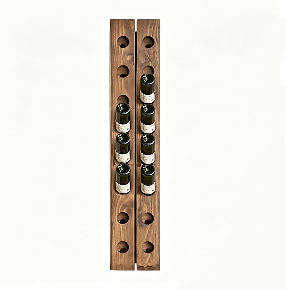 Wall Mounted Wine Riddling Rack,Wall Mounted Wine Rack Solid Wood Storage Org...
