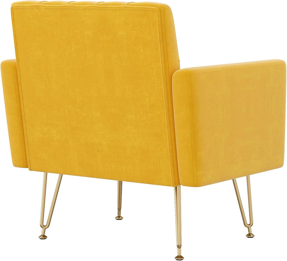 Olela Velvet Accent Chair with Arm for Living Room,Modern Armchair Single Sof...