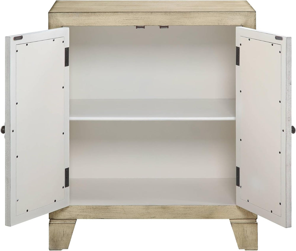 Console Cabinet with 2 Door, Retro Style Pantry Storage Locker for Kitchen Li...