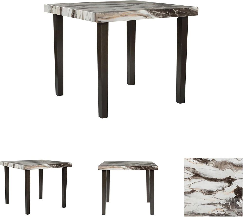 Signature Design by Ashley Jazmore Contemporary Counter Height Dining Table w...
