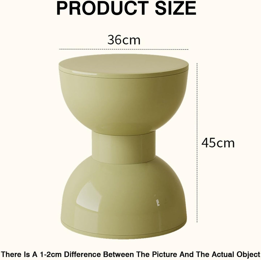 Versatile Low Stool/Side Table: Suitable as a Shoe-Changing Stool, Small Roun...