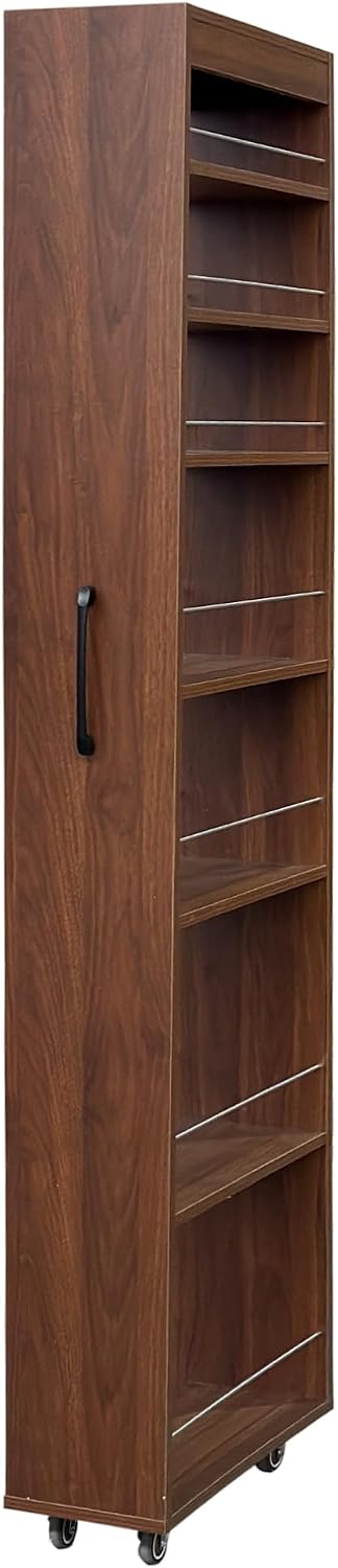 KEIKI 7 Tier Pull-Out Kitchen Pantry Storage Cabinet, Multi-Tier Single-Sided...