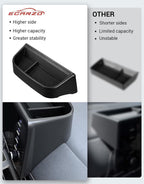 Ecarzo Tray Phone Holder Compatible with 2024 2023 2022 2021 Toyota Sienna Interior Accessories, Hidden Storage Organizer Behind Screen Sunglass Tissue Holder (Not for 2025)