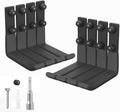 4 Inch Ladder Hangers for Garage Wall, Ladder Hooks Wall Mount Heavy Duty Garage Hooks Wall Hooks for Hanging Ladders,Ropes, Hoses, Garden Tools(8 Pack)