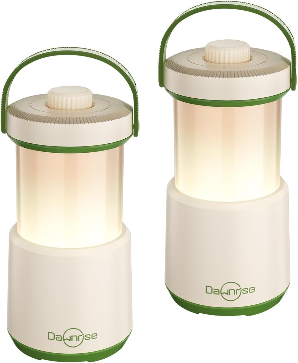 Dawnrise Rechargeable LED Camping Lantern, 5-in-1 Tent Light with 750Lm