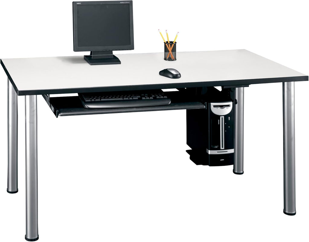 Bush Business Furniture Universal Keyboard Shelf in Black, Desk Accessories for Home or Professional Office