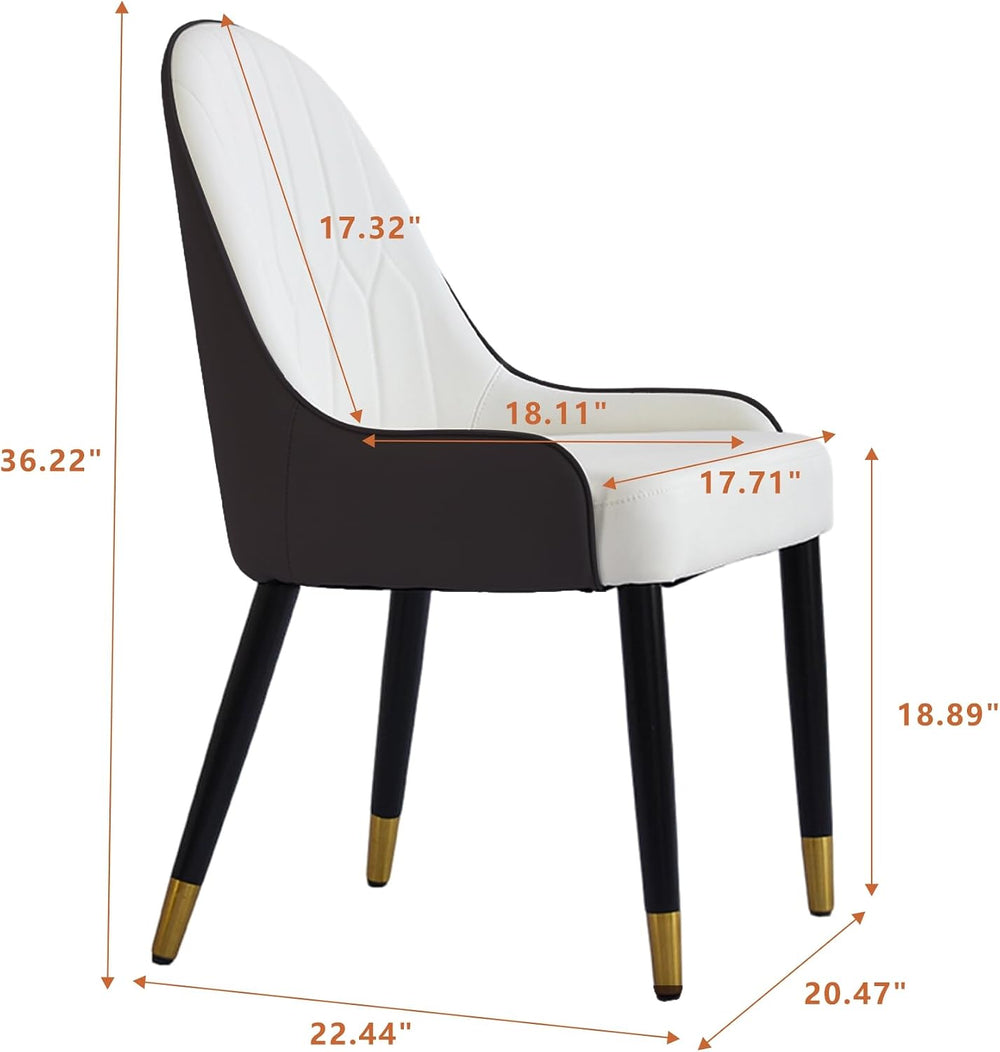 Montary 7 Piece Dining Table Chairs Set, Modern Dining Table Set of 6, Includ...