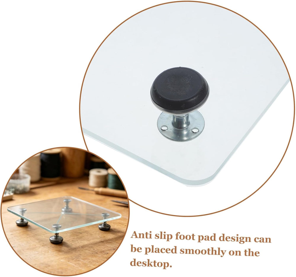 VICASKY Adjustable Acrylic Balancing Platform Table for Epoxy Resin with Bala...