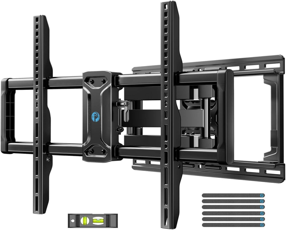 Pipishell Full Motion TV Wall Mount for 42-85 inch LED TVs up to 132lbs, Fits...