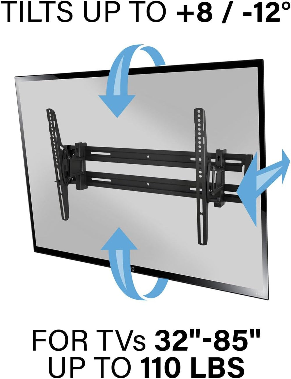 SANUS Systems 32”-85” Extendable Tilting TV Wall Mount (ALT2-B3)