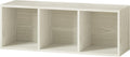IOTXY DIY Modular Cube Bookcase - CubeXY Customizable Stackable Expandable Basic Shelving Units, 3-Cube Wooden Open Bookshelf for Fabric Storage Bin Organizer, Oak