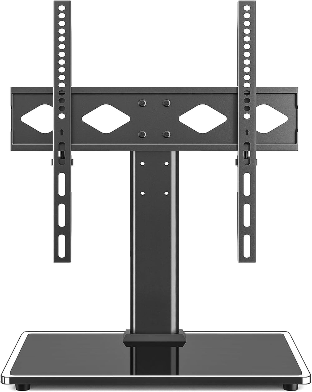 Rfiver Universal TV Stand for 27-60 inch TVs, Holds up to 88 Lbs | Tempered G...