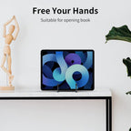Kruodop 3 Pack 8 Inch Plate Stands for Display, Plate Holder Display Stand, Picture Frame Stand Black Metal Frame Holder Stands for Book,Small Easel,Decorative Plate,Photo and Platter,Tabletop Art