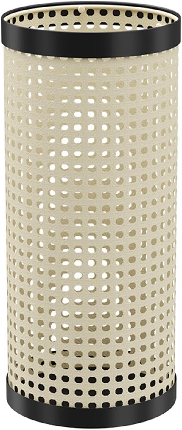 Umbrella Rack Decorative Canes Walking Sticks Holder Storage Bucket for Restaurant Hotel Office Doorway, Beige