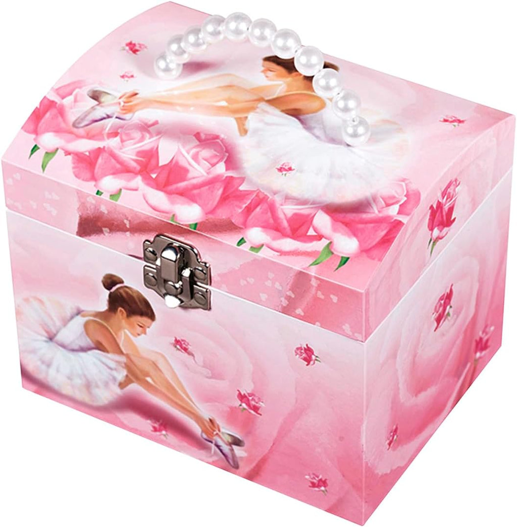 Trousselier Vanity Case with Music Ballerina Figure (Pink)
