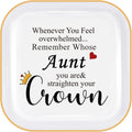 PUDDING CABIN Aunt Gifts from Niece Nephew - Ring Dish Gifts for Aunt Birthday Christmas