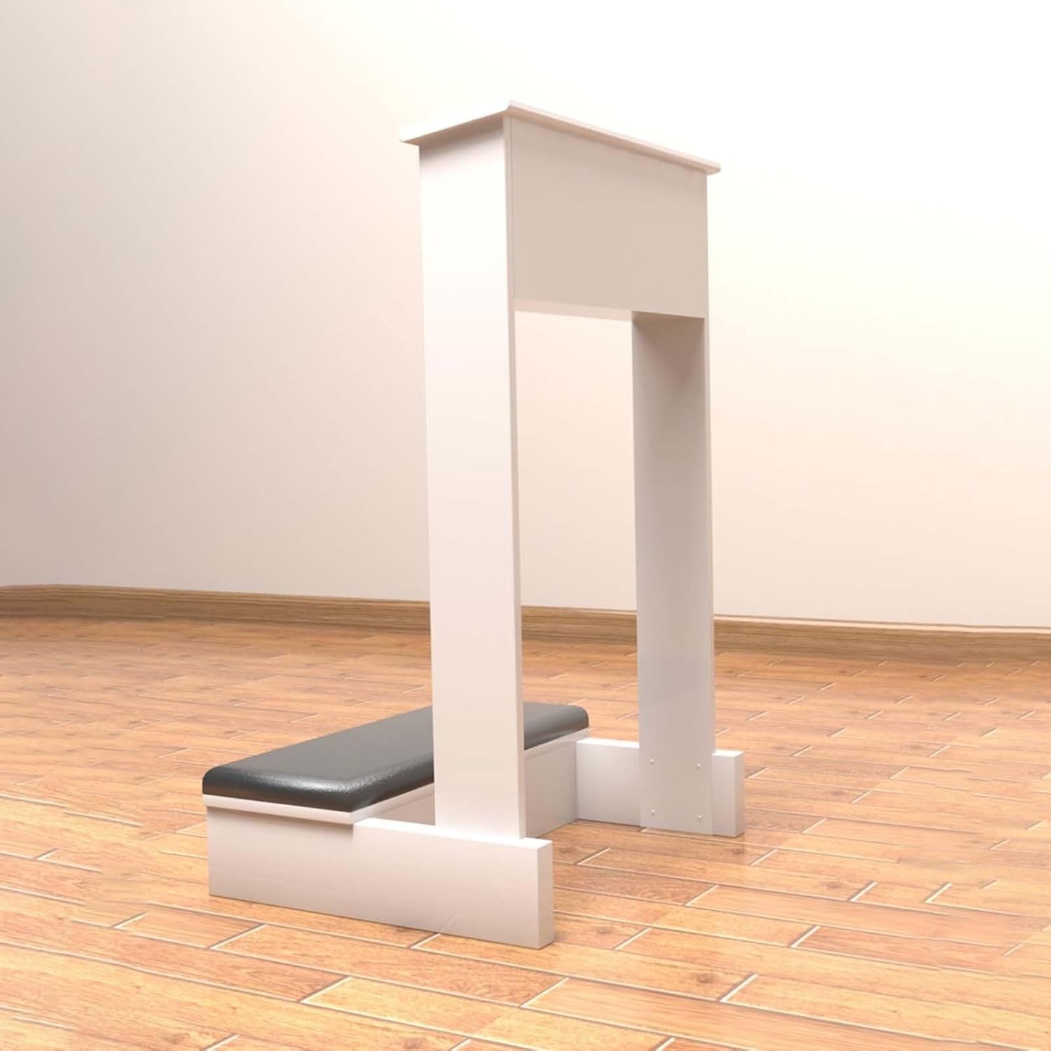 Prayer Bench for Kneeler Prayer Church Kneeling Stand Stool Prayer Table at Home Kneeling Chair 20x16.5x33 in Meditation Stool Church Table with Shelf and Kneeling Cushions(White)