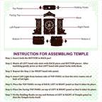 Puja Mandir for Home Wall Mounted | Wooden Temple | Pooja Mandir for Home | Pooja Stand | Wall Mount Design, Pooja Stand, Home Temple, Wooden Construction
