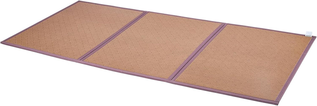 VEVOR Japanese Tatami Mat, Twin XL - 39'' x 80'' Foldable Handwoven Rattan Tatami Mat, Non-Slip & Easily Cleaned Tatami Mattress, Summer Breathable Tatami for Sleeping, Meditation, Yoga