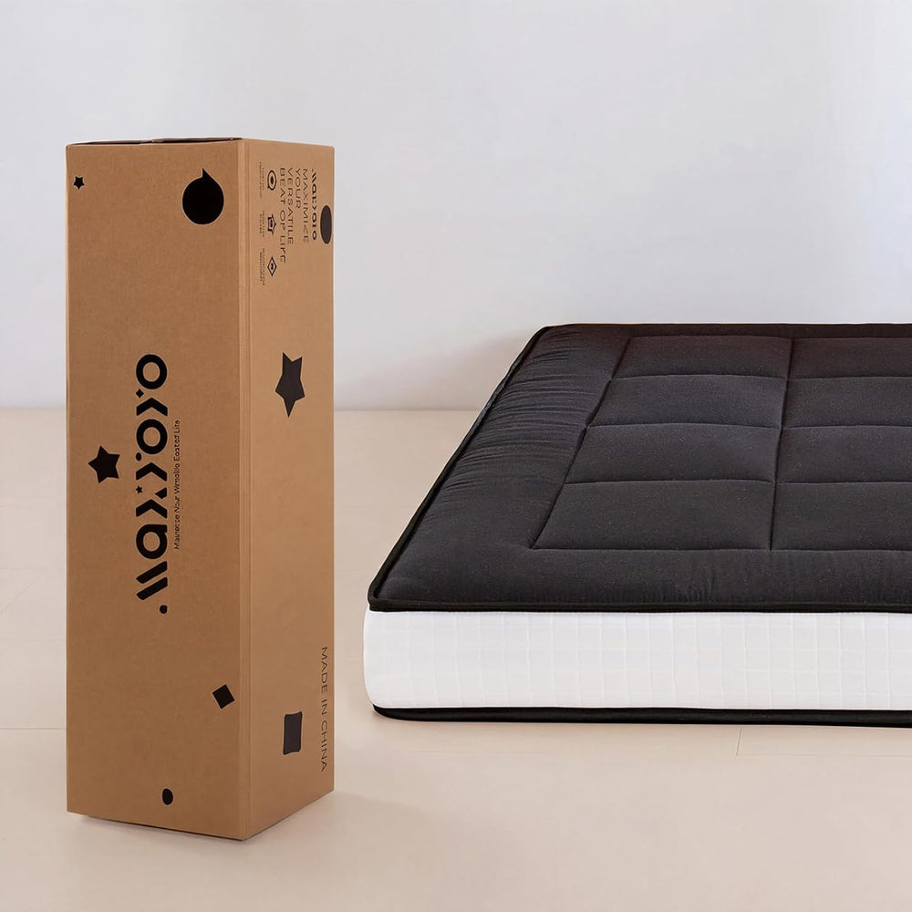 MAXYOYO 6" Extra Thick Floor Futon Mattress, Foldable Japanese Floor Mat...