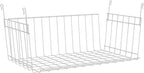 ClosetMaid ShelfTrack Wire Closet Organizer System Adjustable from 7 to 10 Ft, with Shelves, Clothes & Wire Hanging Shelf Basket for Storage, Organization in Closet or Pantry