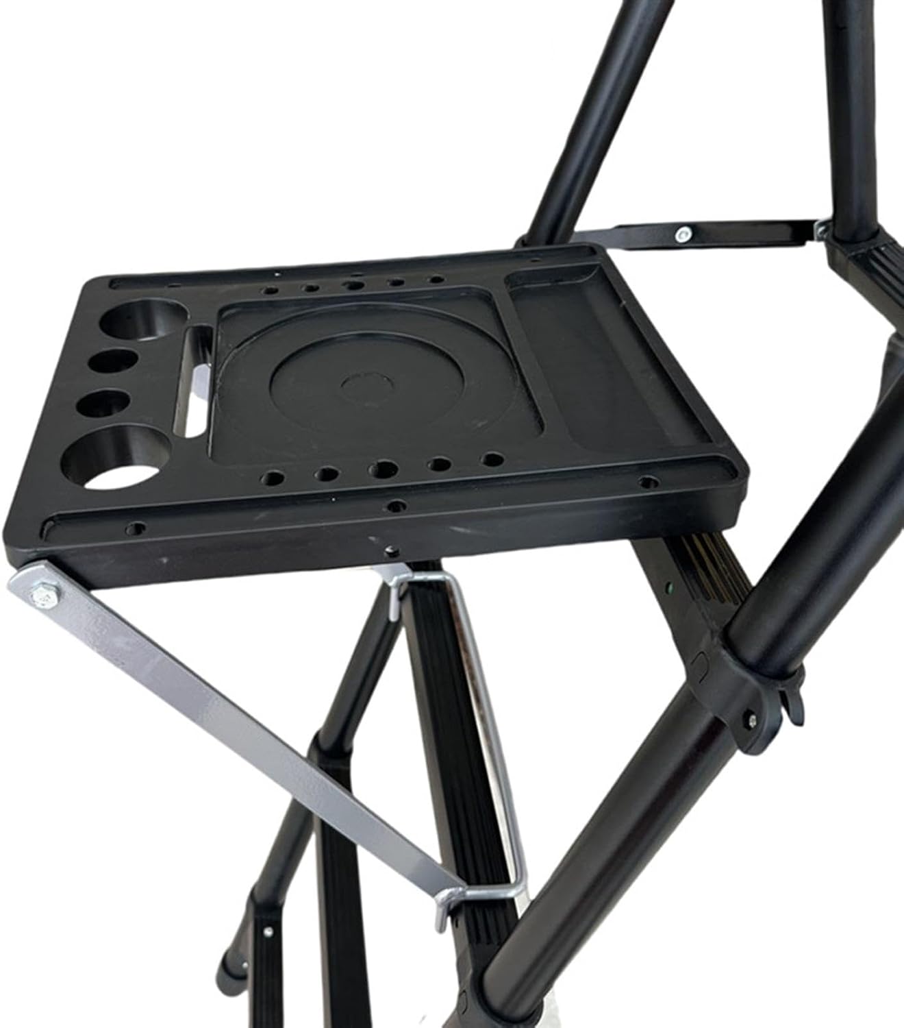 Stand Stable Storage Shelf Wide Pedal Equipment Work Ladder Tray Multifunction for Hold