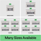GORILLA GRIP Heavy Duty Couch Cushion Support Board to Fix Sagging Sofas, 24 x 54 Wide Loveseat Slip Resistant Thick Boards Add Strong Seat Supports, Replacement Stuffing Firmer Couches, Grey