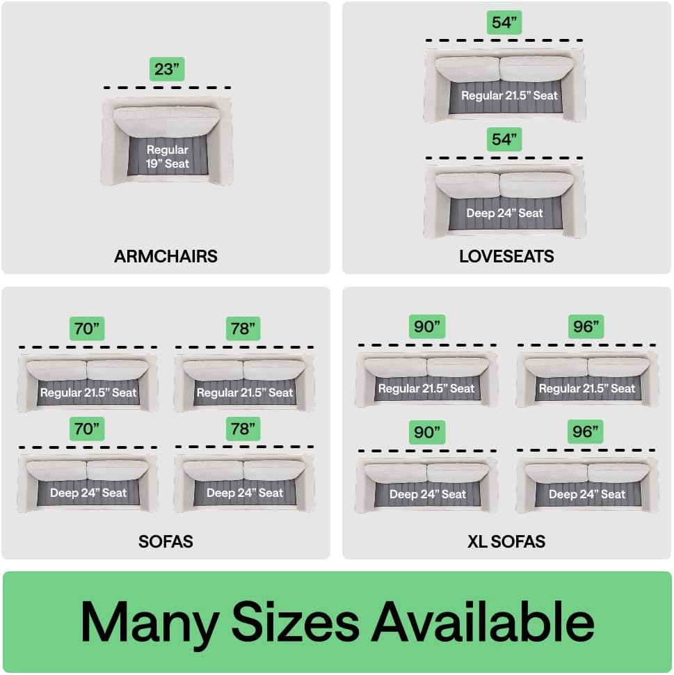 GORILLA GRIP Heavy Duty Couch Cushion Support Board to Fix Sagging Sofas, 24 x 54 Wide Loveseat Slip Resistant Thick Boards Add Strong Seat Supports, Replacement Stuffing Firmer Couches, Grey