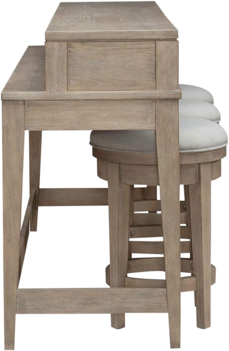 Liberty Furniture Brentwood 4 Piece Living Room Set with Console Bar Table, 3...