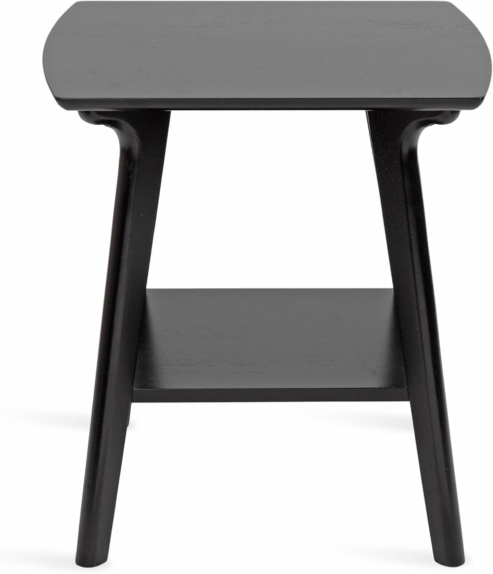 Kate and Laurel Louena Mid-Century Rectangle Wood Side Table, 22 x 20 x 24, B...