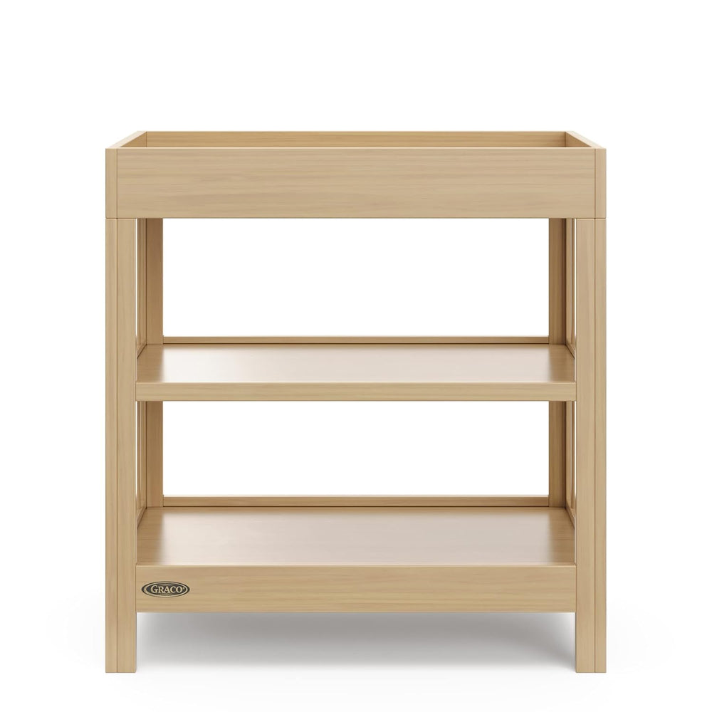Graco Teddi Changing Table with Water-Resistant Changing Pad (Driftwood) - GR...