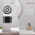 Replacement Adhesive Strip for Black Blue Toothbrush Holder Toothpaste Dispenser Wall Mounted (2 PCS)