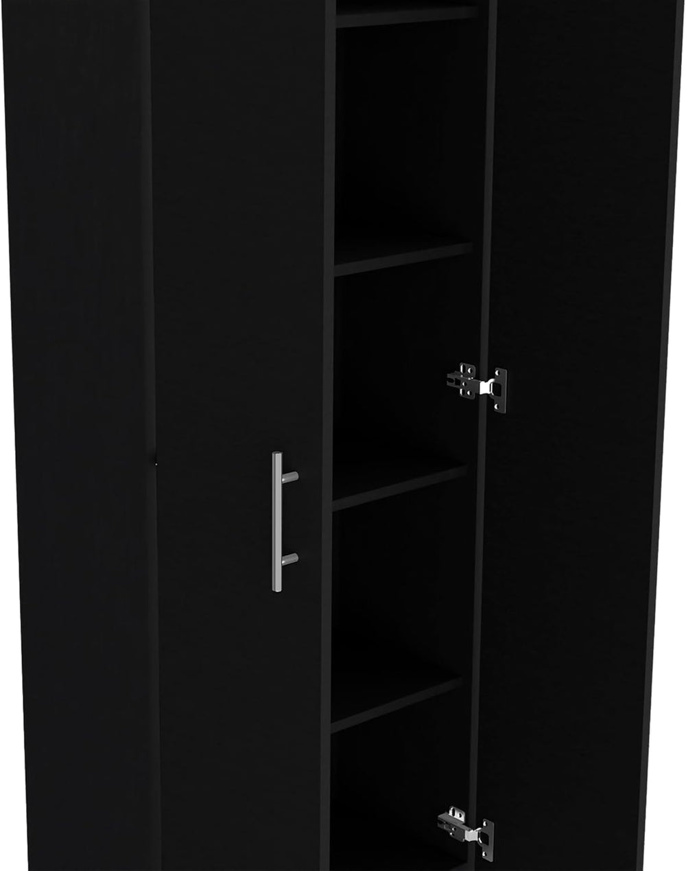 23.6" D*11.9" W*66.8" H Freestanding Kitchen Pantry with 4 She...