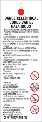 Amazon Basics Rectangular Indoor Extension Cord Power Strip, 3-Prong, Flat Plug, Grounded - 13 Amps, 1625 Watts, 125 VAC - 2-Pack, 6 ft, White
