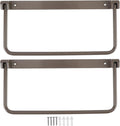 aqxreight Foldable RV Shoe Rack Wall Mounted, Aluminum Alloy Space Saving Organizer, Hanging Shoe Storage Shelf for RV, Travel Trailer, Yacht - Pair of Shoe Holders for All Types of