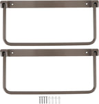 aqxreight Foldable RV Shoe Rack Wall Mounted, Aluminum Alloy Space Saving Organizer, Hanging Shoe Storage Shelf for RV, Travel Trailer, Yacht - Pair of Shoe Holders for All Types of