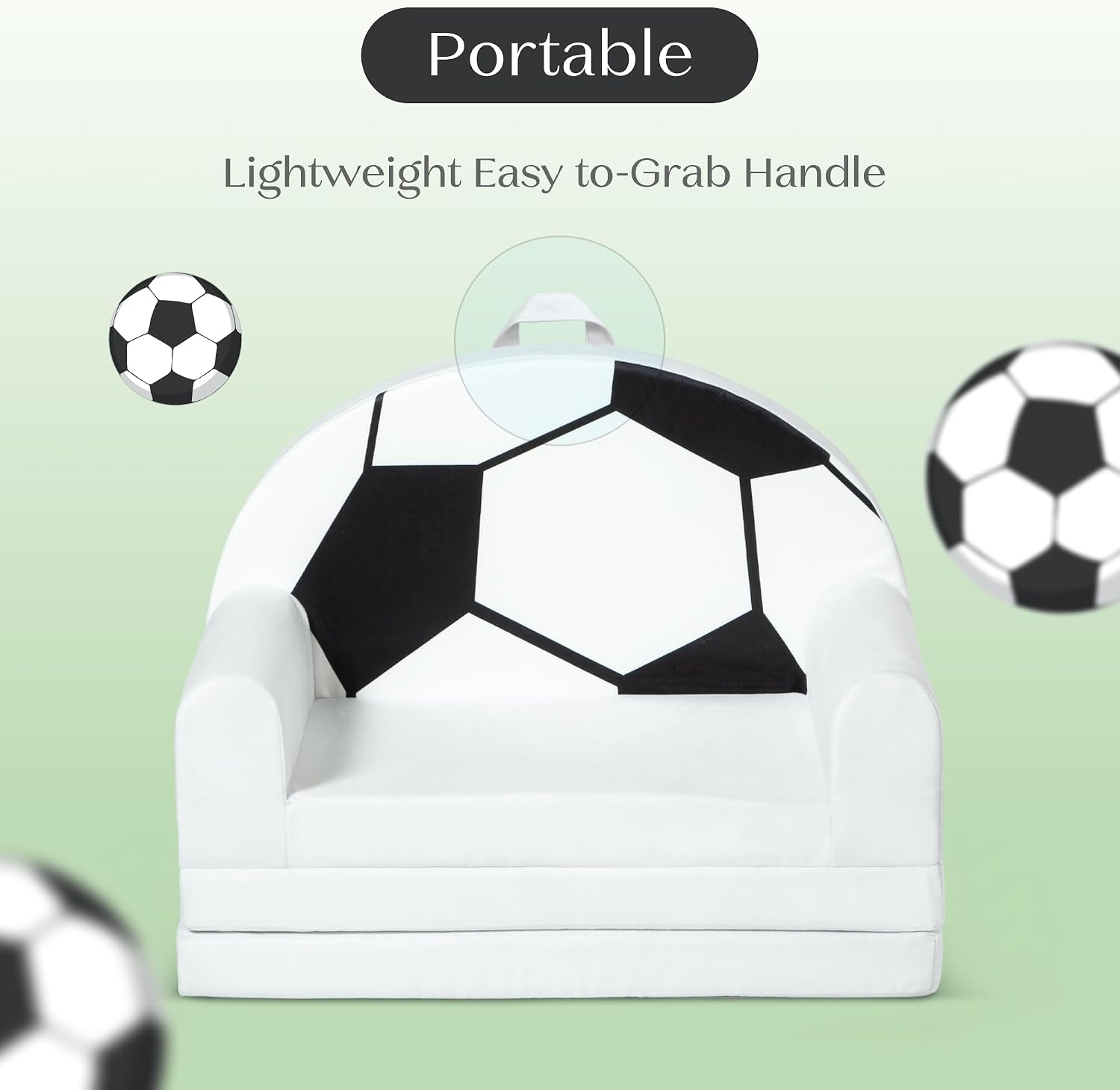 Delta Children Soccer Ball Flipout Figural Chair