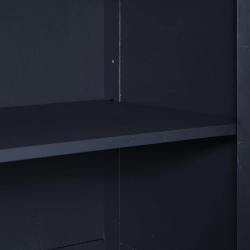 Crosley Furniture Seaside Coastal Pantry Storage Cabinet with Shelves, Kitche...