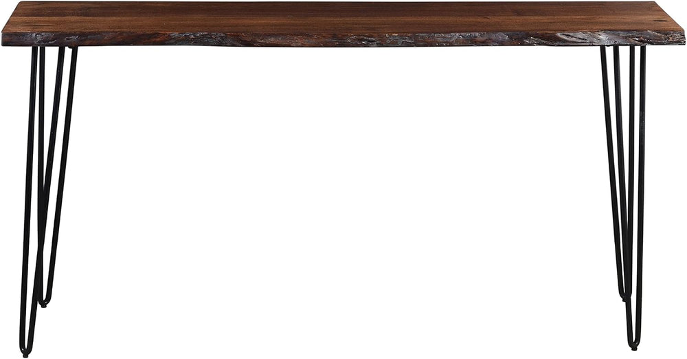 Jofran Nature's Edge 72" Farmhouse Dining Table - Solid Wood Counter...