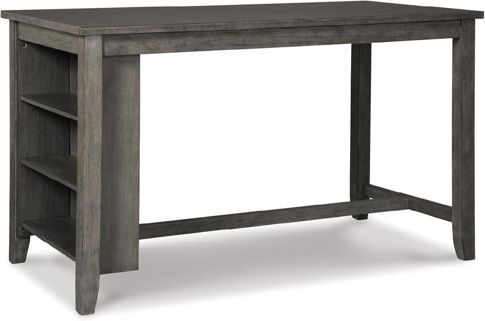 Signature Design by Ashley Caitbrook Counter Height Dining Table, Gray | Buil...