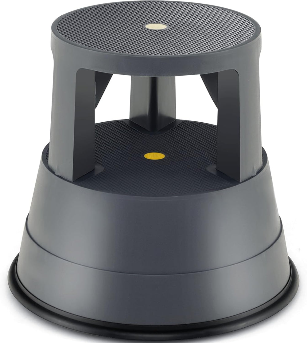 BETTARY Rolling Step Stool with Wheels, Kick Step Stool with 330 LBS Weight C...