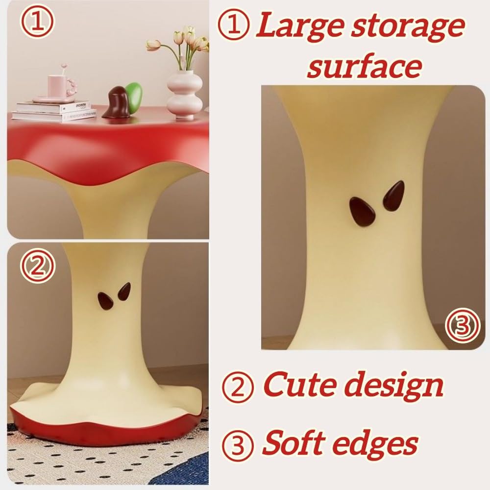 Resin Cute Side Table, Funky Fruit Accent Table, Eclectic Decorative Nightsta...