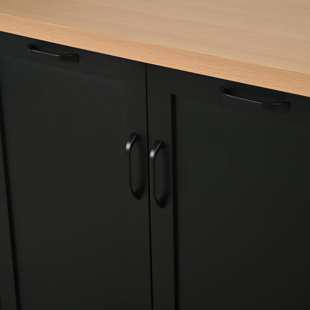 Christopher Knight Home Aaron 58" Kitchen Island with Storage, Modern Is...