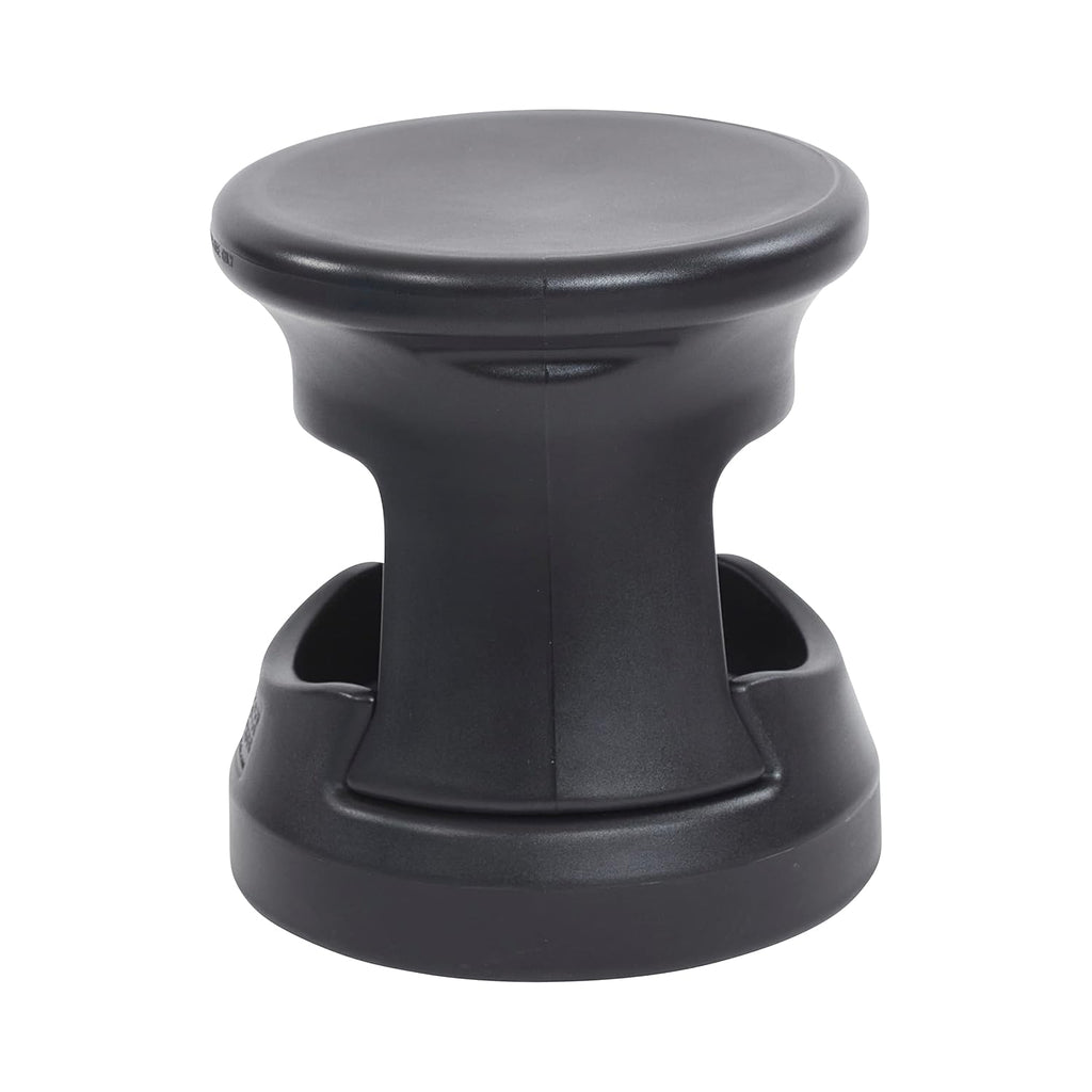 ECR4Kids Active Storage Wobble Stool, 15in Seat Height, Children's Furniture, Black