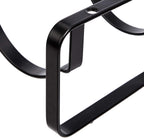 Amazon Basics Tabletop Stackable 4-Bottle Metal Wine Rack, 3.74"D x 15.75"W x 7.87"H, Black