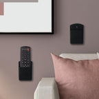 3 Pcs Remote Control Holder Wall TV Remote Holder Self Adhesive Marker Holder Pen Holder Stroage for Home Office School (Black)